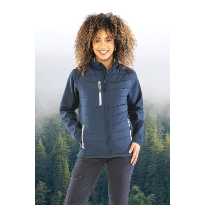 Blusão Softshell acolchoado Black Compass